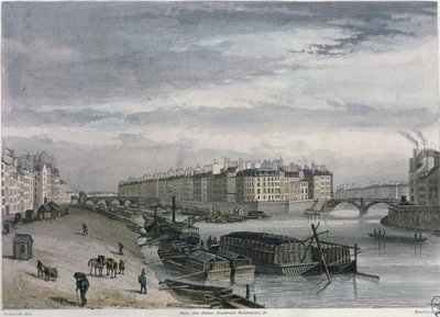 La Isla Saint-Louis, 1832 de Bernhard Schmidt